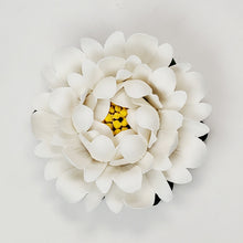 Load image into Gallery viewer, Incense Burner Porcelain - White Peony Flower Large
