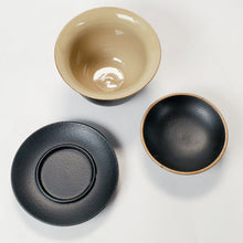 Load image into Gallery viewer, Gaiwan - Black Glaze Over Ash Clay 140 ml
