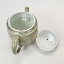 Load image into Gallery viewer, Teapot Olive Green Celadon Glaze Over White Porcelain 140 ml