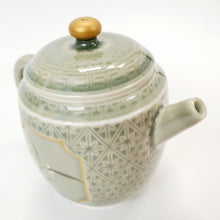 Load image into Gallery viewer, Teapot Olive Green Celadon Glaze Over White Porcelain 140 ml