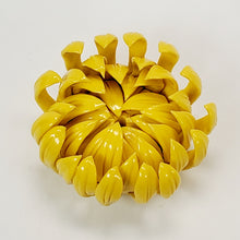 Load image into Gallery viewer, Yellow Glaze Porcelain Incense Burner - Chrysanthemum Flower
