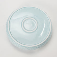 Load image into Gallery viewer, Tea Boat Tray Light Blue Auspicious Cloud Porcelain