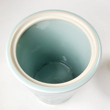 Load image into Gallery viewer, Stove - Porcelain Celadon Sky Blue Glaze Garden Theme