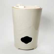 Load image into Gallery viewer, Stove - Porcelain Celadon Beige Glaze Garden Theme