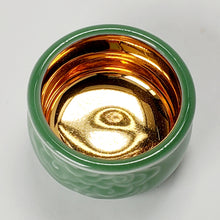 Load image into Gallery viewer, Teacup Gold 24k Lined Celadon Auspicious Cloud 120 ml