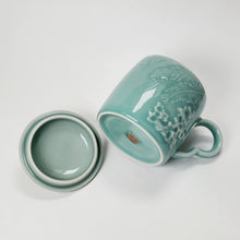 Load image into Gallery viewer, Porcelain Mug Teacup Long Quan Kiln Celadon 400 ml