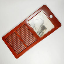 Load image into Gallery viewer, Tea Boat Tray Rectangular Marble Huang Hua Li Hardwood