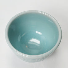 Load image into Gallery viewer, Teacup Porcelain- Long Quan Kiln Celadon Hundred Flowers 100 ml