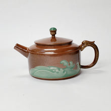 Load image into Gallery viewer, Teapot - Long Quan Kiln Carp Fish Dragon 130 ml