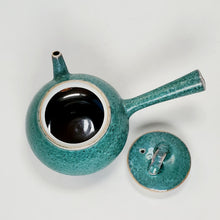 Load image into Gallery viewer, Teapot - Jun Yao Kiln Blue Left Handed Side Handle 300 ml