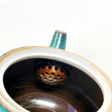 Load image into Gallery viewer, Teapot - Jun Yao Kiln Blue Left Handed Side Handle 300 ml