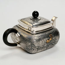 Load image into Gallery viewer, Pure Silver Teapot Square Shape 170 ml