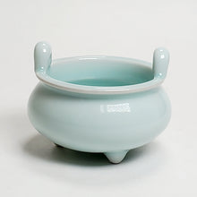 Load image into Gallery viewer, Incense Burner - Sky Blue Glaze Celadon