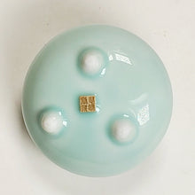 Load image into Gallery viewer, Incense Burner - Sky Blue Glaze Celadon