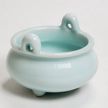 Load image into Gallery viewer, Incense Burner - Sky Blue Glaze Celadon