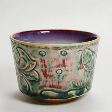 Load image into Gallery viewer, Teacup Porcelain - Jun Yao Kiln Lotus Hand Carved 150 ml
