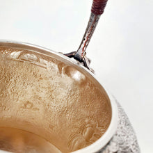 Load image into Gallery viewer, Pure Silver Tea-Water Kettle - Village Theme 1000 ml