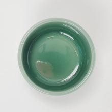 Load image into Gallery viewer, Teacup Porcelain - Green Celadon Dragon Hand Carved 100 ml