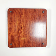 Load image into Gallery viewer, Tea Boat Tray Rectangular Huang Hua Li Hardwood Squre