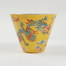 Load image into Gallery viewer, Teacup - Gold 24k Lined Double Dragon 65 ml
