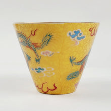 Load image into Gallery viewer, Teacup - Gold 24k Lined Double Dragon 65 ml