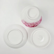 Load image into Gallery viewer, Gaiwan - White Porcelain Pink Peony 360 Degrees Filter Lid 160 ml