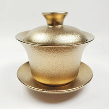 Load image into Gallery viewer, Gaiwan - Pure Gold Lined Porcelain 160 ml