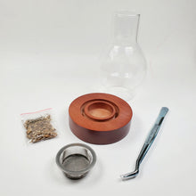 Load image into Gallery viewer, Incense Burner - Candle Light Glass Lamp