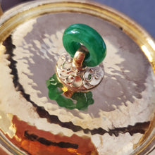 Load image into Gallery viewer, Gold Plated Pure Silver Tea Water Kettle - Jade Cloud 700 ml
