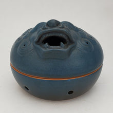 Load image into Gallery viewer, Blue Glazed Incense Burner - Pi Xiu