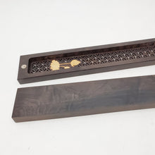 Load image into Gallery viewer, Hard Wood Incense Stick Burner Box - Lotus