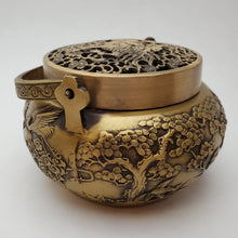 Load image into Gallery viewer, Incense Burner - Pine and Crane Copper