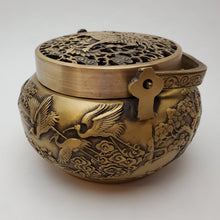 Load image into Gallery viewer, Incense Burner - Pine and Crane Copper