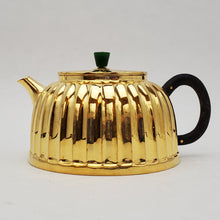 Load image into Gallery viewer, 24 K Gold Plated Pure Silver Teapot - Jing Lan (Well Barrier） 160 ml
