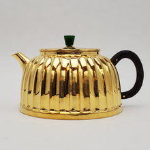 Load image into Gallery viewer, 24 K Gold Plated Pure Silver Teapot - Jing Lan (Well Barrier) 160 ml
