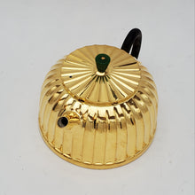 Load image into Gallery viewer, 24 K Gold Plated Pure Silver Teapot - Jing Lan (Well Barrier) 160 ml