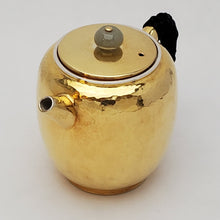Load image into Gallery viewer, 24 K Gold Plated Pure Silver Teapot - Gong Deng (Lantern) 120 ml