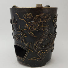 Load image into Gallery viewer, Bronze Copper Stove - Dragon