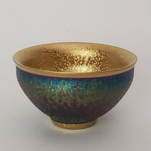 Load image into Gallery viewer, Gold 24k Lined Cha Zan Style Teacup 110 ml