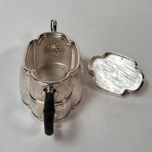 Load image into Gallery viewer, Pure Silver Teapot - Hai Tang Bamboo 120 ml