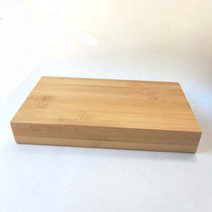 Hard Wood Incense Stick Burner and Holder in Bamboo Box Set - Multiple Cloud