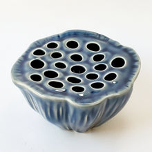 Load image into Gallery viewer, Flower Arrangement Vase - Blue Lotus Seedpod