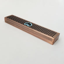 Load image into Gallery viewer, Brass Stick Incense Burner Box Small Size
