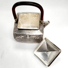 Load image into Gallery viewer, Pure Silver Tea-Water Kettle - Tao Tie 800 ml