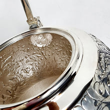 Load image into Gallery viewer, Pure Silver Tea Water Kettle - Deer and Crane 1250 ml