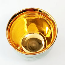 Load image into Gallery viewer, Gold 24k Lined Celadon Guanyin Style Teacup 135 ml