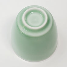 Load image into Gallery viewer, Gold 24k Lined Celadon Guanyin Style Teacup 135 ml