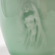 Load image into Gallery viewer, Gold 24k Lined Celadon Guanyin Style Teacup 135 ml