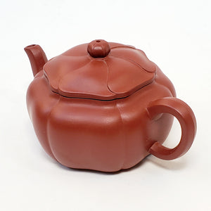 YiXing Zhuni Red Clay Pumpkin Teapot 170 ml