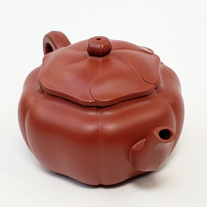 YiXing Zhuni Red Clay Pumpkin Teapot 170 ml